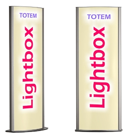 Totem lightbox